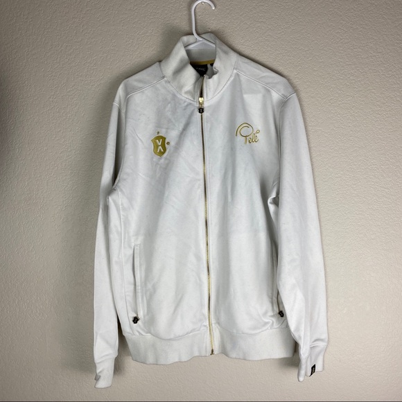 Pele Sport Street Track Jacket Mens Size Large - Picture 1 of 7